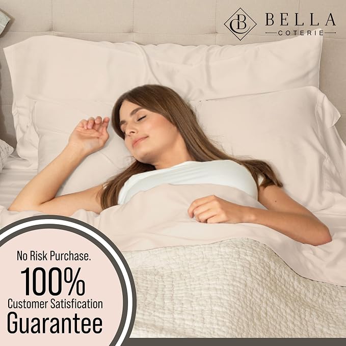 Bella Coterie Luxury Bamboo Viscose Twin Size Sheet Set | 100% Organically - Image 5