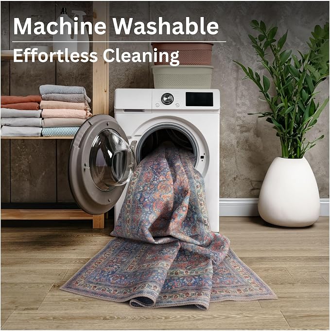 Bloom Rugs Washable Non-Slip 6' x 9' Rug - Image 9