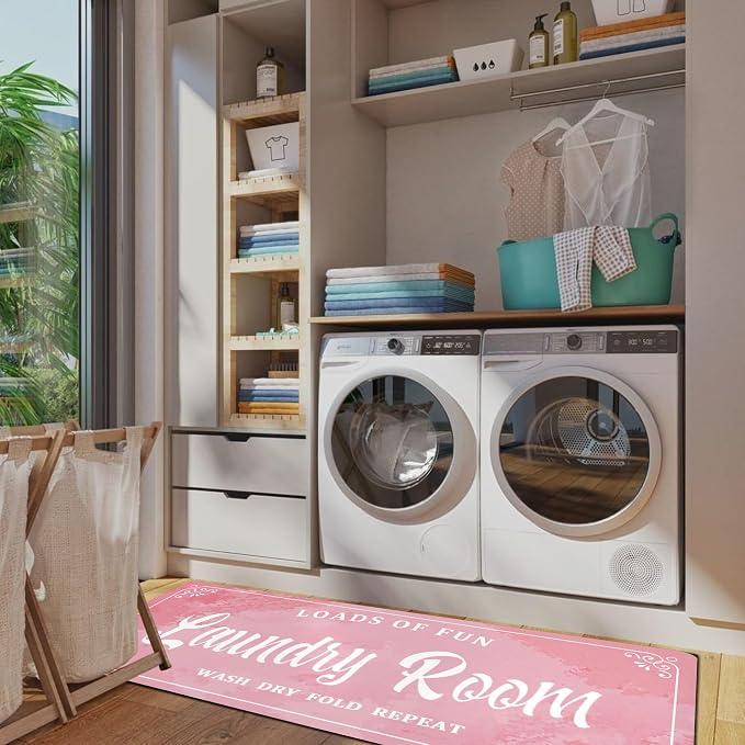 Laundry Room Rug Non Slip Floor mats Farmhouse Large Laundry Rugs - Image 5