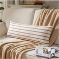 Caflife Boho Lumbar Throw Pillow Cover 14X36 Long Soft Farmhouse Decorative by Caflife