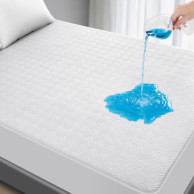 Waterproof Mattress Protector California King Size by GOPOONY