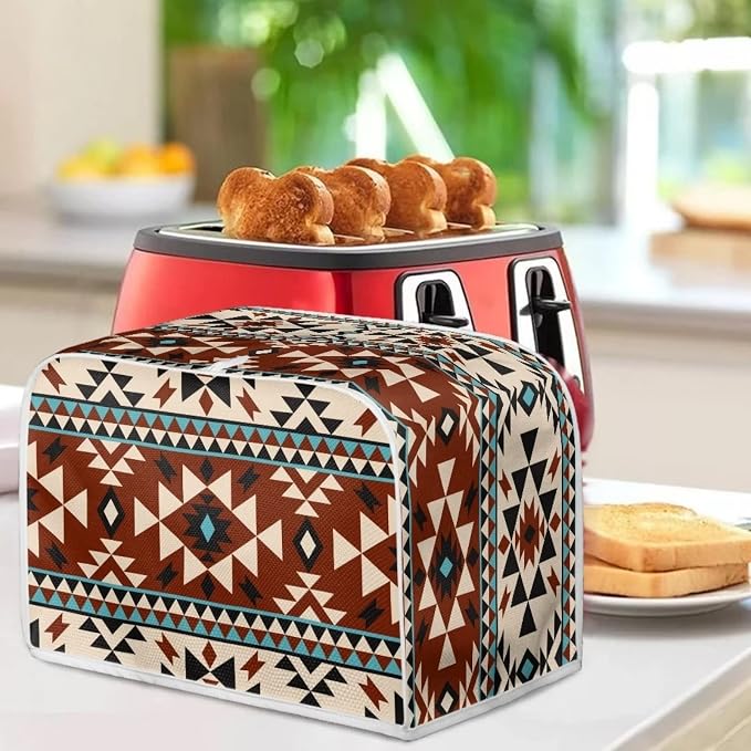 ZFRXIGN Southwestern Toaster Cover 2 Slice Small Appliance Covers Organizer - Image 3