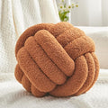 Petrella Knot Pillow Ball Round Throw Pillows Home Decor Cushion Decorative by Petrellatoy