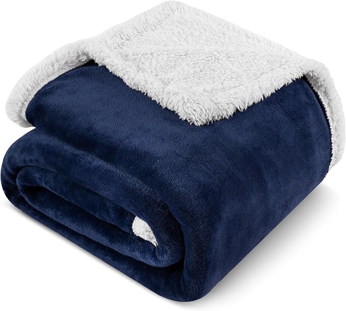 PAVILIA Sherpa Fleece Throw Blanket - Image 3