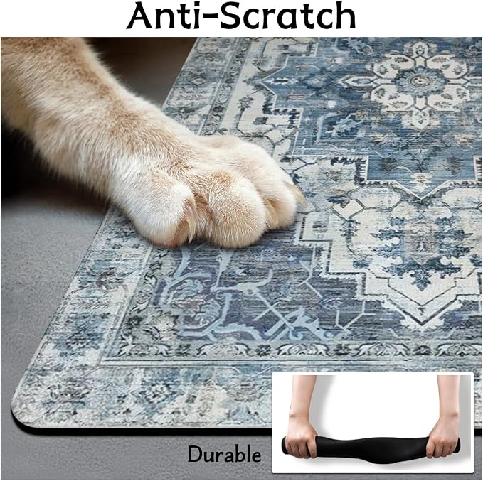 Pet Food Mats for Floor, Absorbent Dog Mat for Food and Water Dispenser Mat - Image 6
