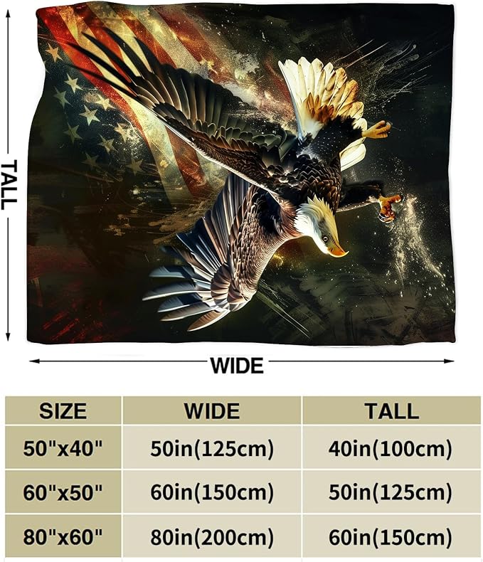 American Eagle Bald Eagle Throw Blanket and Decor - Image 5