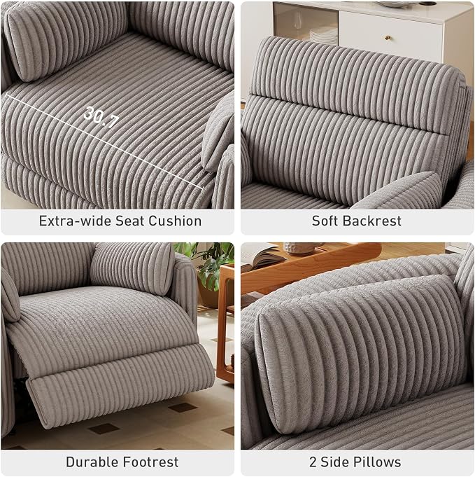 Bonzy Home Oversized Electric Recliner Chair - Image 6