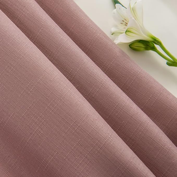 maxmill Slubby Texture Tablecloth Water Resistance Antiwrinkle Spillproof Soft - Image 8