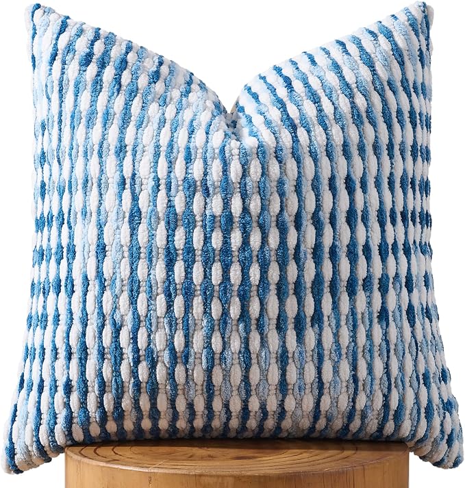 AmHoo Boho Chenille Pillow Cover Decorative Tufted Pillowcase by AmHootextile