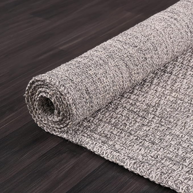 Easy Jute Rug 8x10 Indoor Outdoor Natural Rugs Solid Fiber Rug Woven Area Rug - Image 8