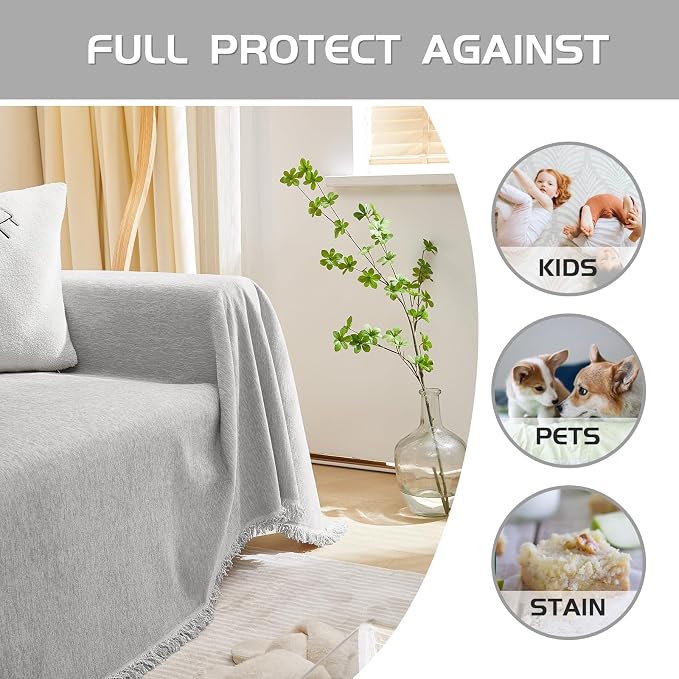 MEETSKY Couch Cover Small Sofa Covers Sofa Throw Cover - Image 6
