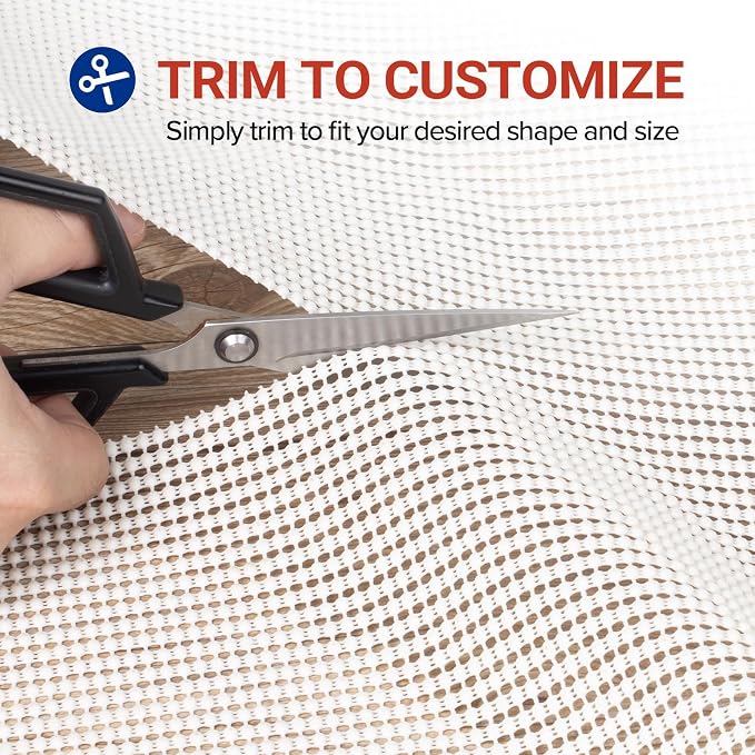 Non-Slip Rug Pad Gripper Round 8 Feet, Anti Skid Mat - Image 3