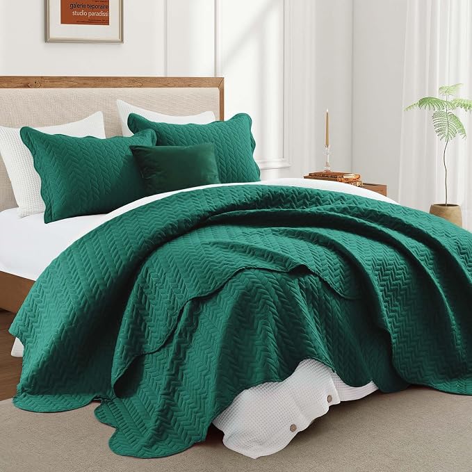 IR Imperial Rooms Queen Quilt Bedding Set Size + 2 Pillow Shams - Image 3
