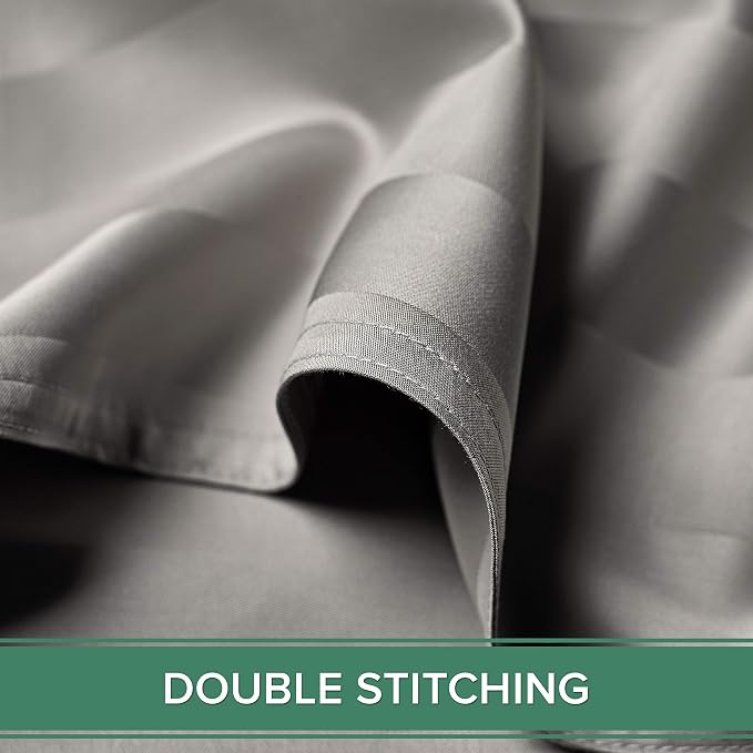 Pure Bamboo Twin Sheets, Genuine 100% Organic Viscose Derived from Bamboo Bed - Image 6