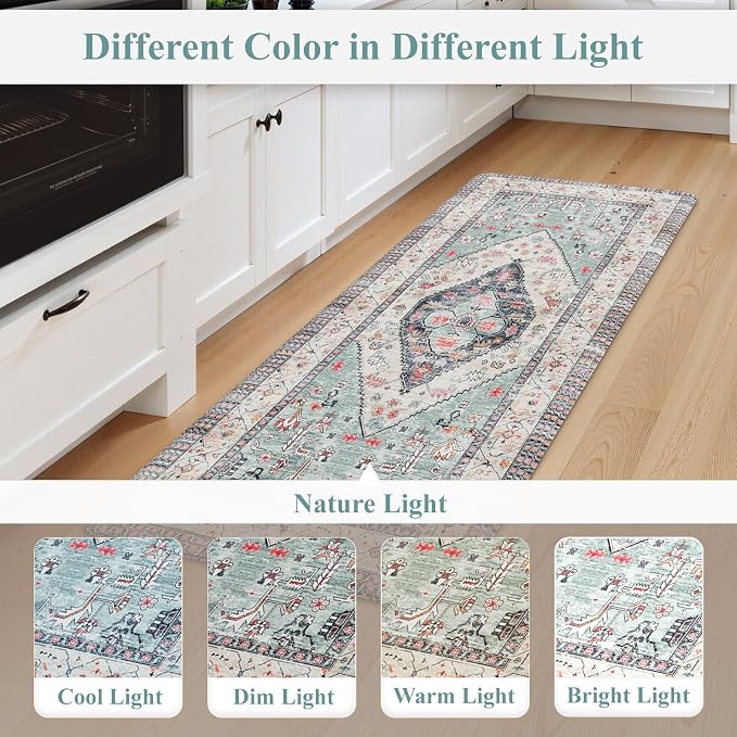 KIMODE Farmhouse Kitchen Mats, Anti Fatigue Kitchen Rugs Sets of 2, Non Slip - Image 9
