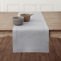Solino Home Linen Soft Grey Table Runner 120 Inches Long by SolinoHome