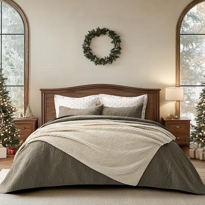 EVERGRACEHOME Chunky Chenille Knit Throw Blanket - Image 2