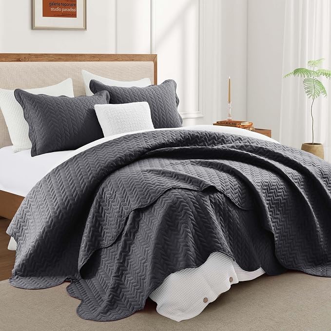 IR Imperial Rooms 8 Pack California King Quilt Bedding Set - Image 7