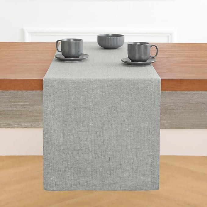 Solino Home Linen Table Runner 60 Inches - Image 2