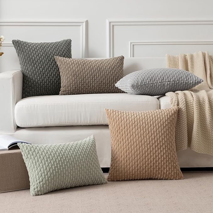 Kevin Textile 12x20 Inch Pillow Cover 1 Pack Boho Decorative Soft Striped - Image 7