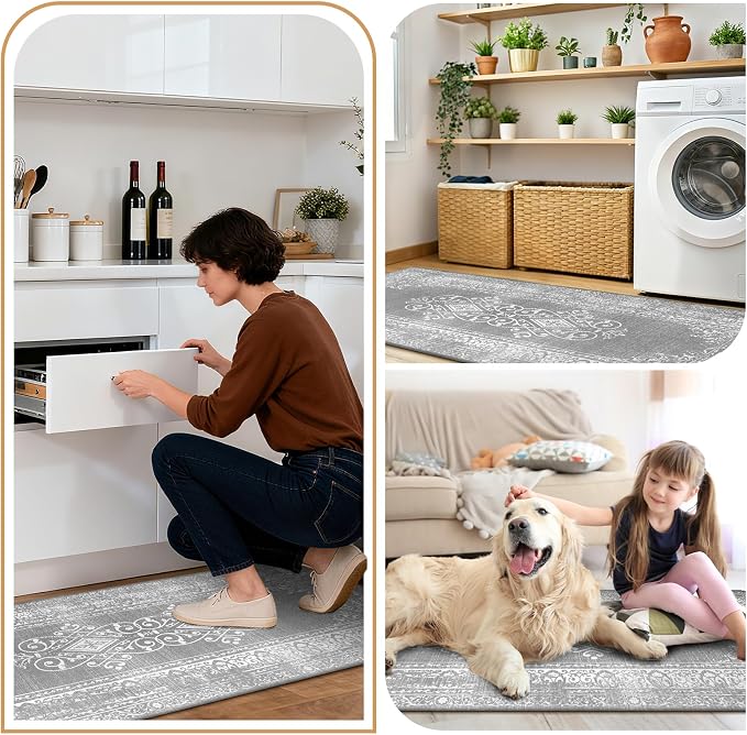 Ileading Anti Fatigue Kitchen Rugs Sets of 2 Cushioned Kitchen Mats - Image 7