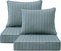 Sunbrella Outdoor Patio Chair Cushions Set, Water-Repellent, Fade Resistant by Unimatta