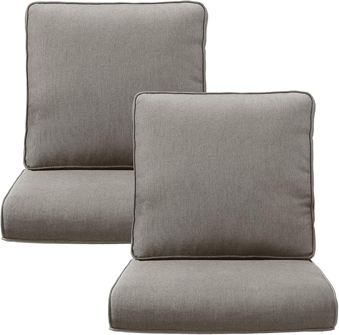 Outdoor Rattan Chair Cushions 2 Packs by Pugire