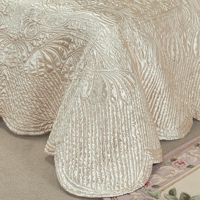Touch of Class Portia Luxury Bedding | Soft Pearl | Premier Quilted Polyester - Image 4