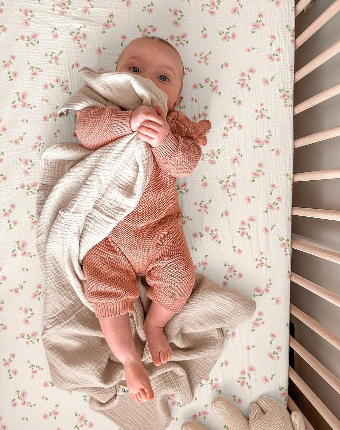 Bassinet Sheet for Baby Boy and Girl 2 Pack, Fitted Sheets for Rectangle - Image 5