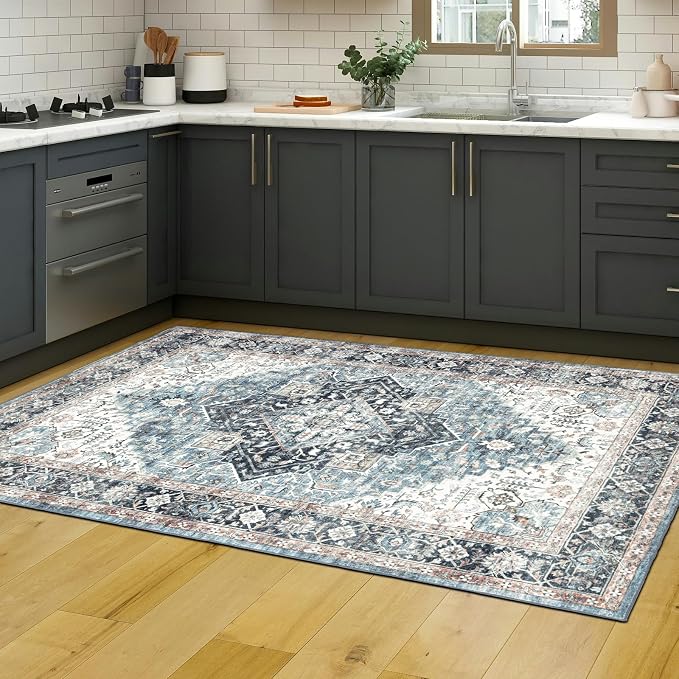 Runner Rug 2×6, Vintage Boho Rug, Ultra-Soft Low Pile, Non Slip, Stain - Image 5