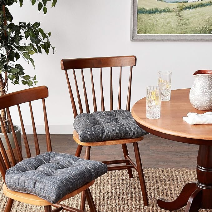 Klear Vu Gripper Overstuffed Universal Non-Slip Dining Chair Cushions - Image 8