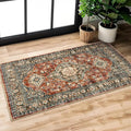 Lahome Oriental Small Area Rug, 2x4 Washable Entryway Rug Non-Slip Ultra-Thin by Lahome
