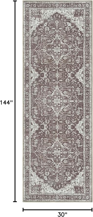 Bloom Rugs Washable Non-Slip 12 ft Runner - Image 2