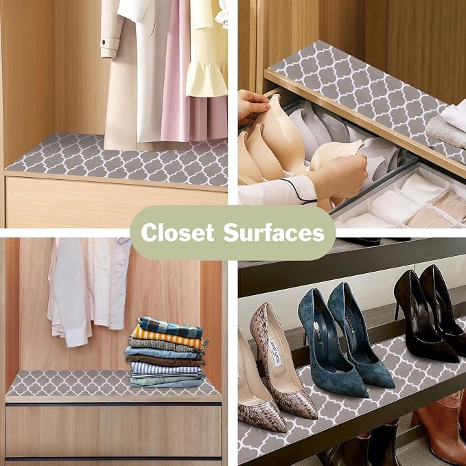 Drawer and Shelf Liner for Kitchen Cabinet: 12 in X 30 Ft Non Slip Waterproof - Image 7
