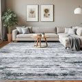 Modern Abstract 8x10 Large Machine Washable Living Room Rug Non-Slip Soft by lansny