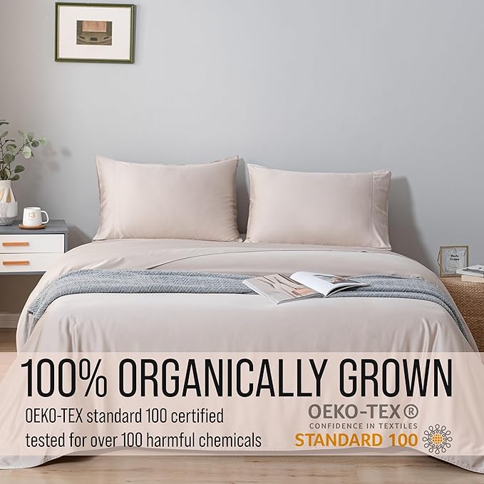 Bella Coterie Luxury Bamboo Viscose King Size Sheet Set | 100% Organically - Image 4