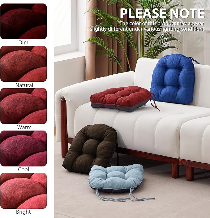 Chair Cushions for Dining Chairs, Seat Cushions for Kitchen Chairs, Indoor Seat - Image 7
