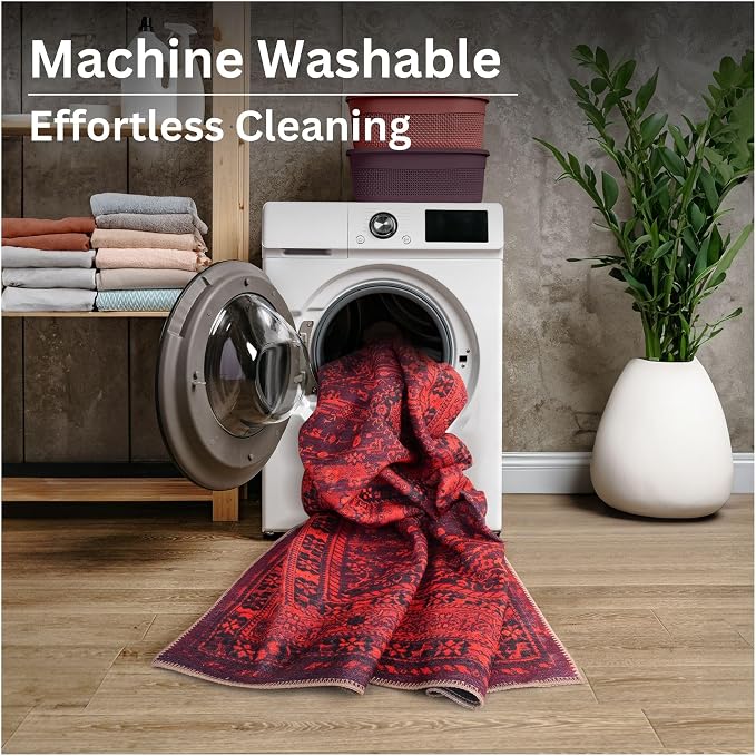 Bloom Rugs Washable Non-Slip 4' x 6' Rug - Image 9