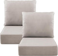 Luxury 6" Outdoor Cushions for Patio Furniture, Fade Resistant Couch Chair by Pugire