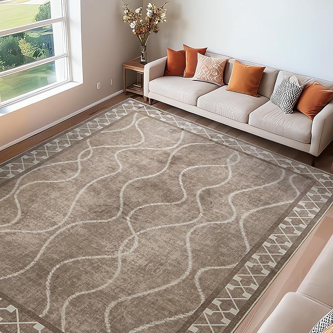 Area Rugs 6x9 Washable Rug, Non-Slip Rugs - Image 4