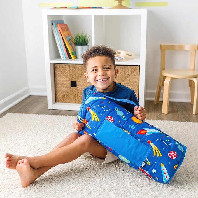 Wildkin 43-inch Kids Nap Mat – Soft Microfiber Toddler Sleeping Mat - Image 6