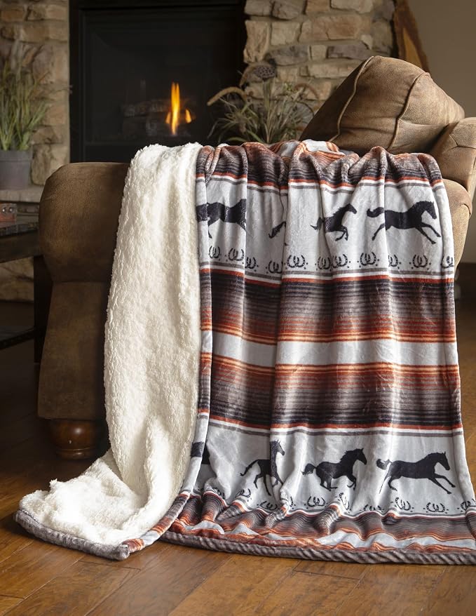 CARSTENS, INC. Ultra Premium Super Soft Plush Sherpa Fleece Oversized Throw - Image 7