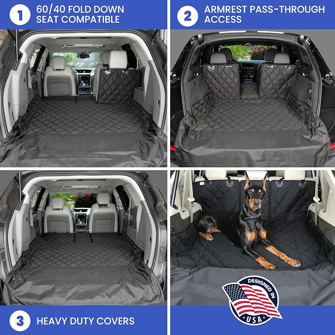 4Knines Split Cargo Liner for SUV – For Dogs & Pets, Heavy-Duty, Waterproof - Image 6
