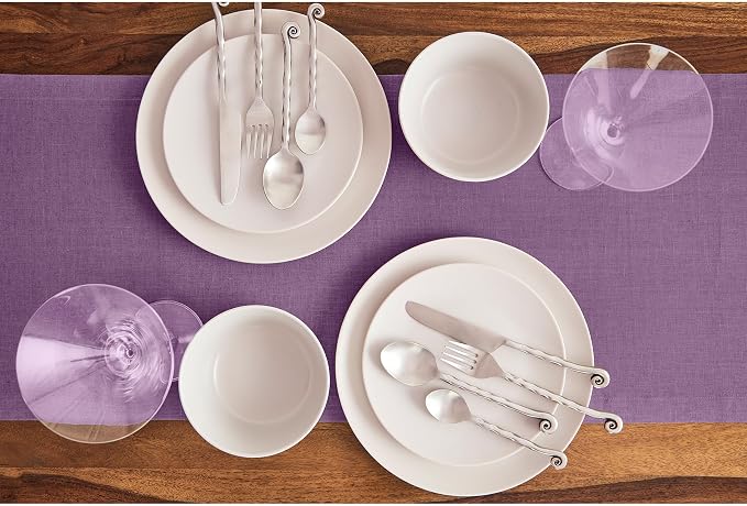 Solino Home Linen Table Runner 108 Inches Long - Image 3