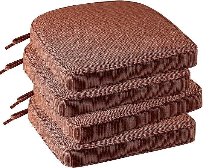 Outdoor Outdoor Round Corner Seat Cushion, Non Slip Seat Cushion Pads by Supdurplus