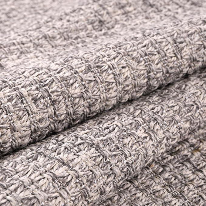 Easy Jute Rug 8x10 Indoor Outdoor Natural Rugs Solid Fiber Rug Woven Area Rug - Image 7