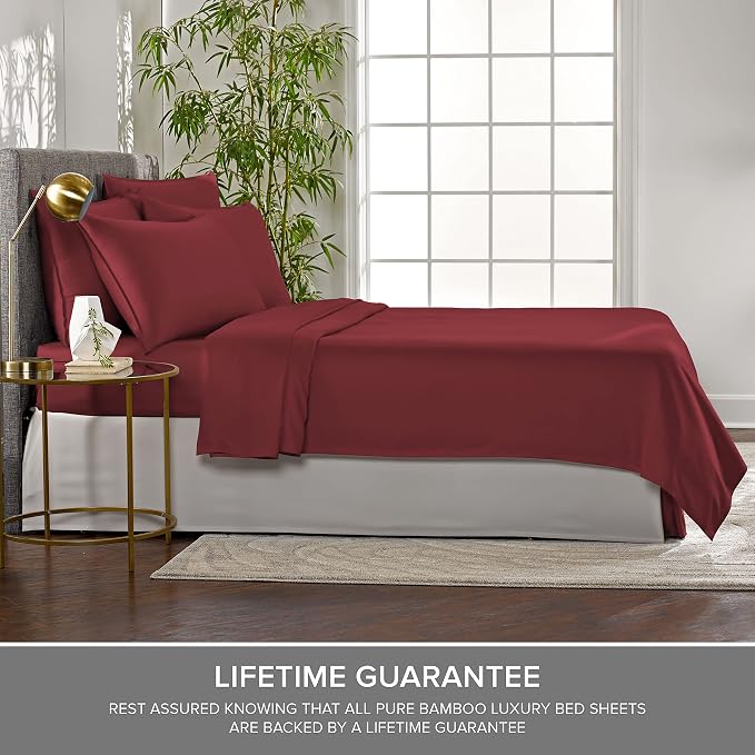 Pure Bamboo Split King Sheets, Genuine 100% Organic Viscose Derived from Bamboo - Image 4
