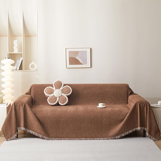 MEETSKY Couch Cover Sofa Cover Washable, Chenille Sofa Covers - Image 2