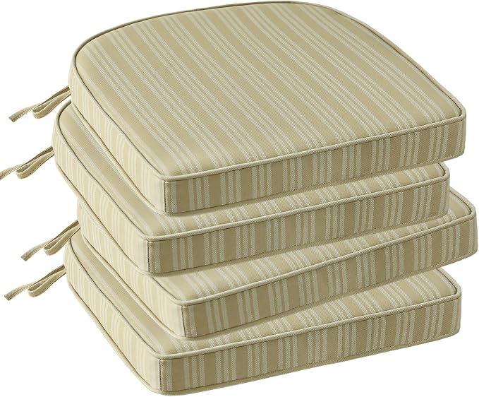 Outdoor Round Corner Seat Cushion, Non Slip Seat Cushion Pads by Supdurplus