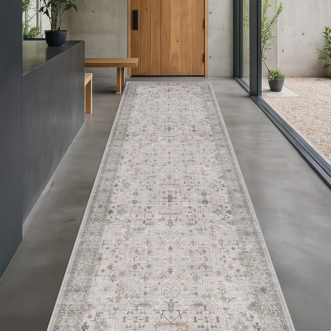 Geometric 3x20 Wide Hallway Runner - Image 6